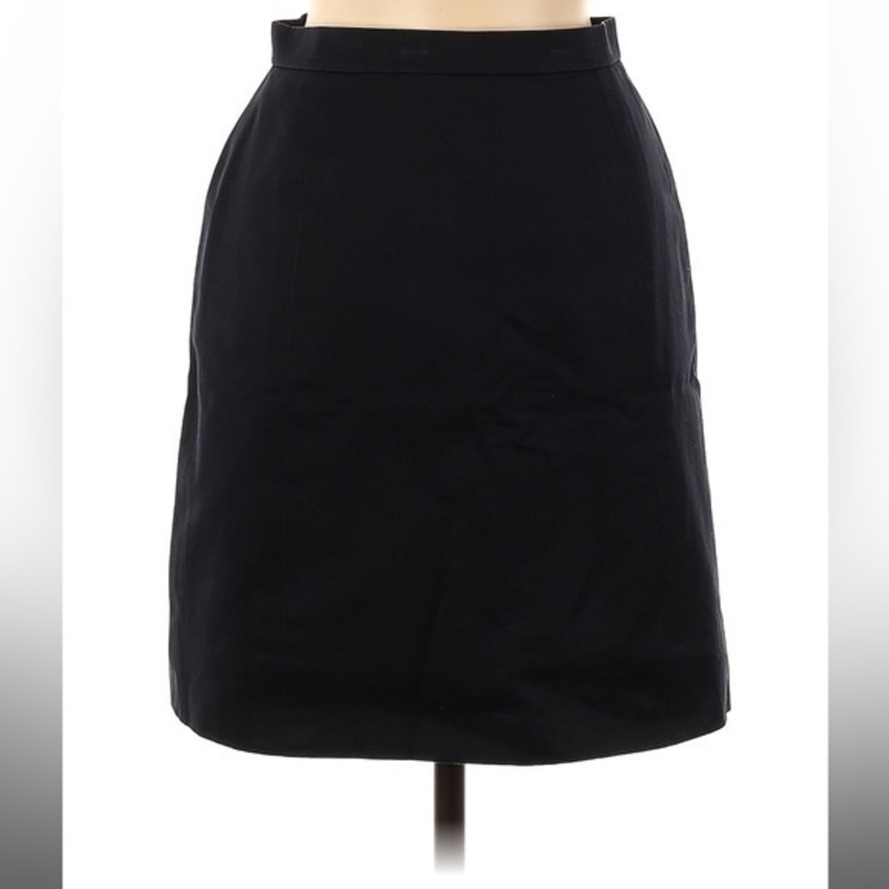 Extremely Rare Vintage CHANEL Boutique 1997 Cruise Karl Lagerfeld Black Skirt